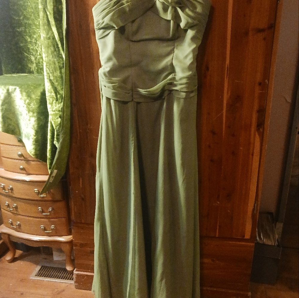 Green formal dress